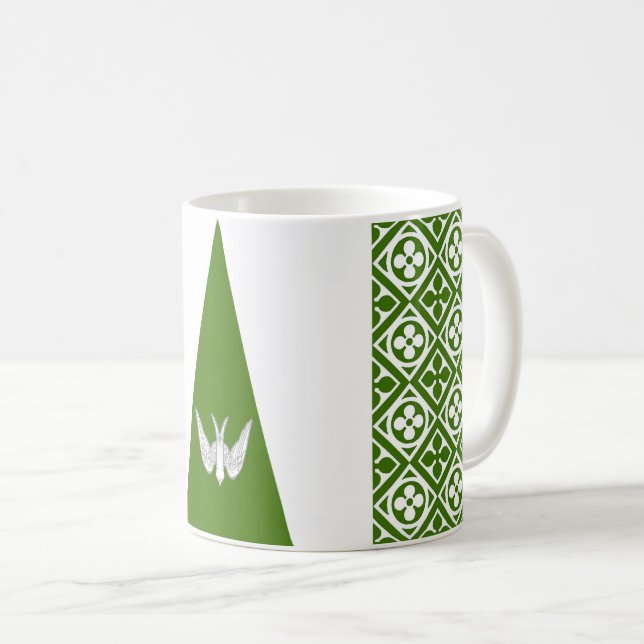 Shire of Nant Y Derwyddon Populace Abzeichen Kaffeetasse (VorderseiteRechts)
