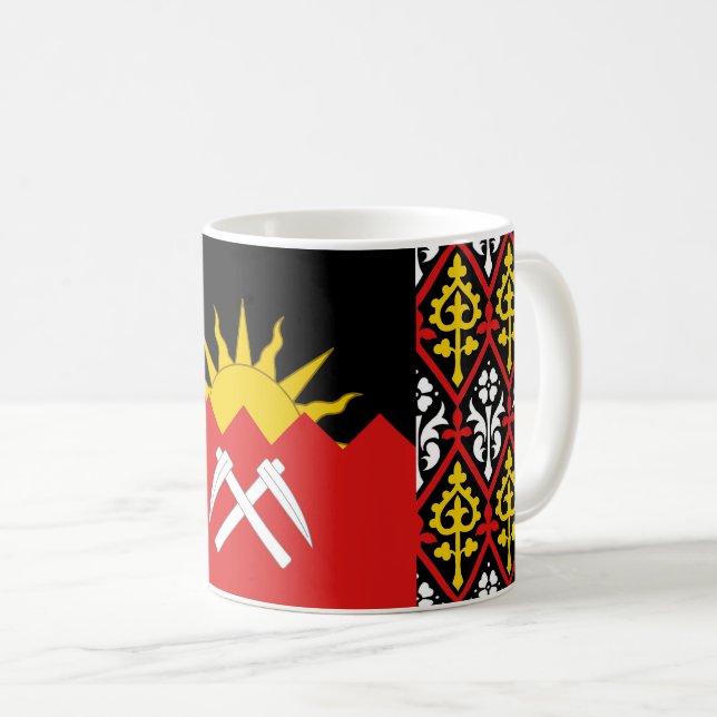 Shire of Vallis Aeris Populace Abzeichen Kaffeetasse (VorderseiteRechts)