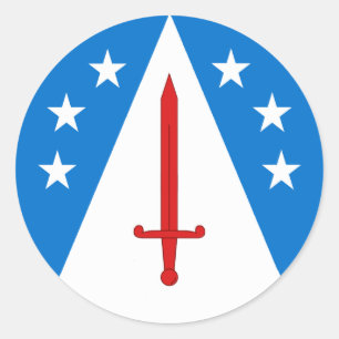 Shire of White Mountain Populace Abzeichen Runder Aufkleber