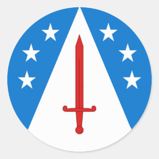 Shire of White Mountain Populace Abzeichen Runder Aufkleber