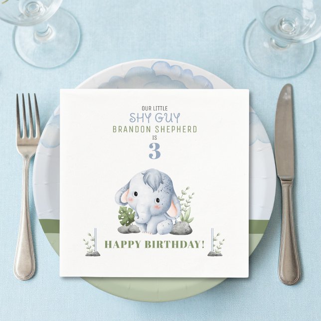 Shire Typ Birthday Party Paper Napkins Serviette (Von Creator hochgeladen)