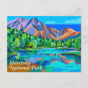 Shiretoko-Nationalpark Japan Postkarte