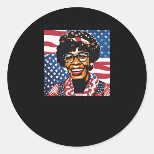 Shirley Chisholm Black History Money Sticker