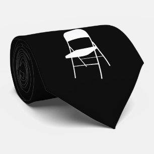 Shirley Chisholm Folding Chair Neck Tie   Black Krawatte