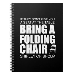 Shirley Chisholm Folgekessel Notebook Notizblock