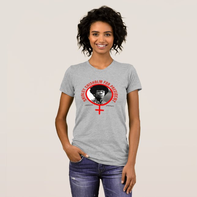 Shirley Chisholm für Präsidenten T-Shirt (Vorne ganz)