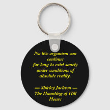 Shirley Jackson Quote Acrylic Schlüsselanhänger