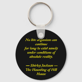 Shirley Jackson Quote Acrylic Schlüsselanhänger
