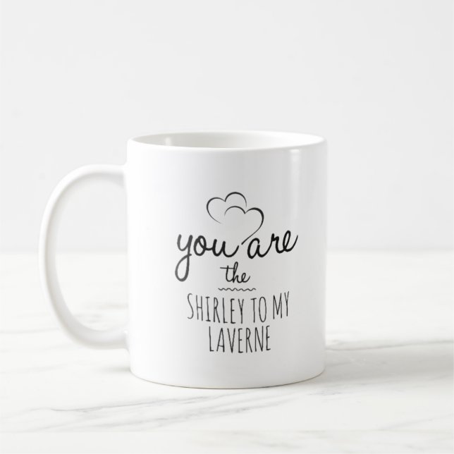 Shirley und laverne Tasse für Freundinnen (Links)