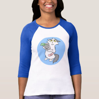 Shirt 3/4-sleeve Donashun Katzen-(kein Text)