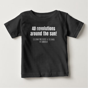 Shirt "40 Umdrehungen" für Kinder