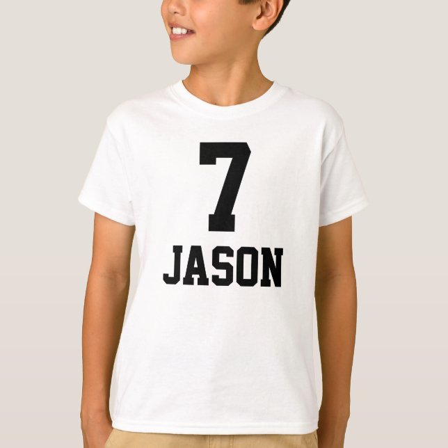 Shirt 7 + Name (Vorderseite)
