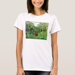 Shirt: "Affen in der orange Waldung" durch T-Shirt