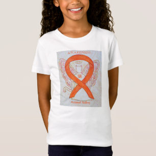 Shirt "Animal Safety Orange Awareness Ribbon Angel