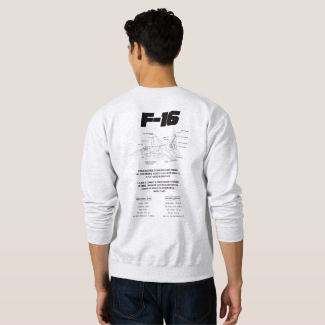 Shirt Army F-16 Falcon (Schwarz voll)