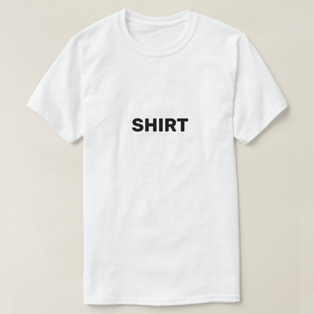 Shirt, auf dem Shirt steht (Design vorne)