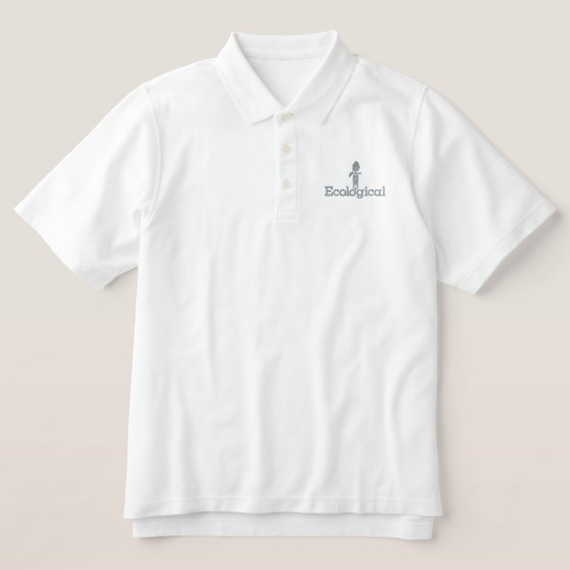 Shirt aus besticktem Polo (Design Vorderseite)