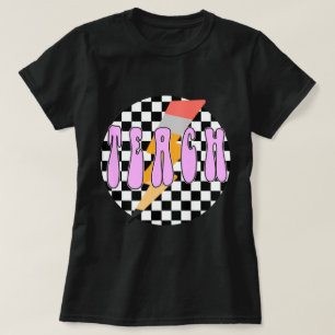 Shirt aus gekreuztem Teach, Hemd aus dem Retro-Sti