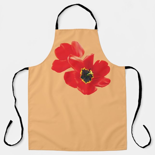 Shirt aus Mohn, Mohn, Shirt, Shirt aus Blumen, Schürze (Vorderseite)