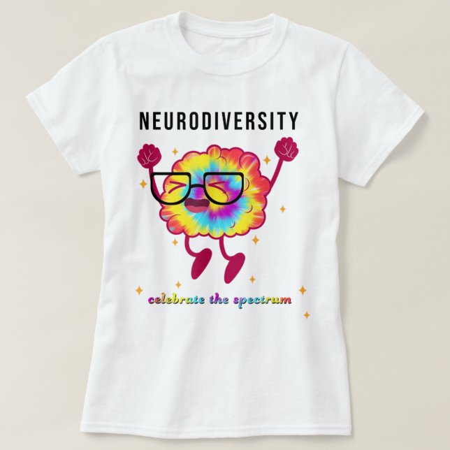 Shirt Autistische Akzeptanz Autismus Aw (Design vorne)
