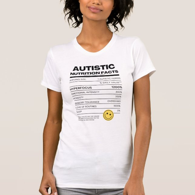 Shirt "Autistische Ernährung" (Vorderseite)