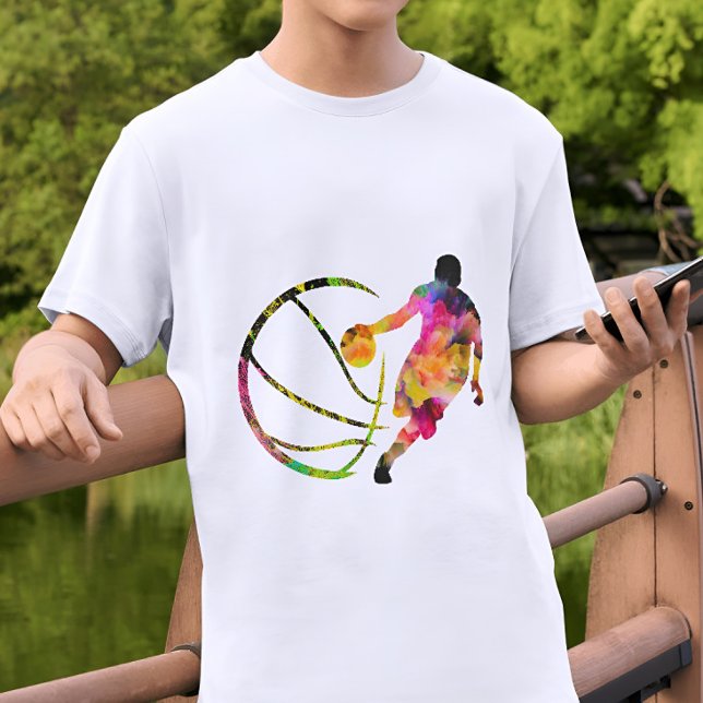 Shirt Basketball Silhouette Basketball (Von Creator hochgeladen)