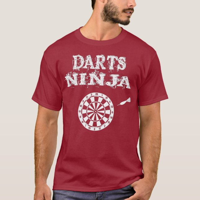 Shirt Beruflich Darts Game Throwing Darts (Vorderseite)