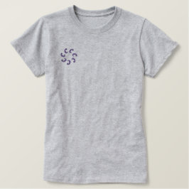 Shirt bestickte Frauen Blume Design