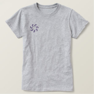 Shirt bestickte Frauen Blume Design