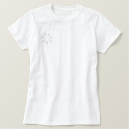 Shirt bestickte Frauen Blume Design