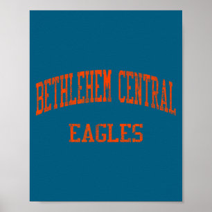 Shirt Bethlehem Central High School Oberstufe Poster