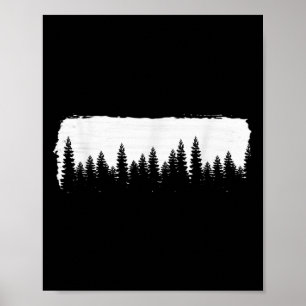 Shirt, Bio Baumwollwald, Bildschirm grafisch Poster