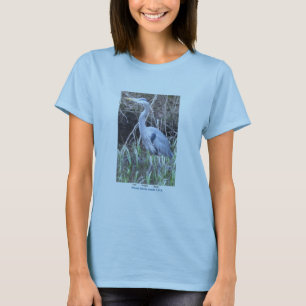 Shirt-Blaureiher der Frauen T-Shirt