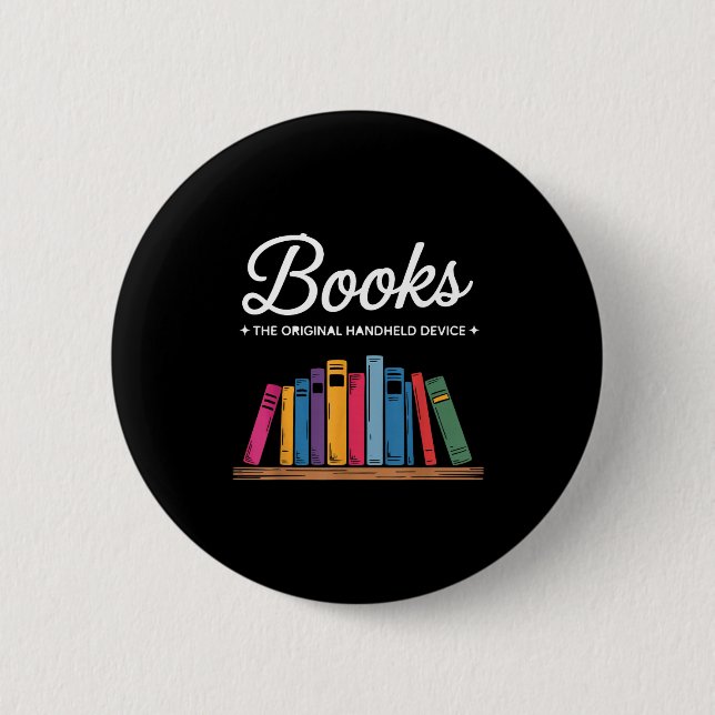 Shirt Books Original Handheld-Gerät Buch Button (Vorderseite)
