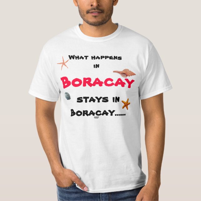 Shirt Boracays, Philippinen… Pinoy (Vorderseite)