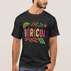 Shirt Boricua, Patriotisches T-Shirt der Flagge Pu