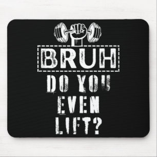 Shirt Bruder Sogar Heben Fitnessstudio Körper Mousepad