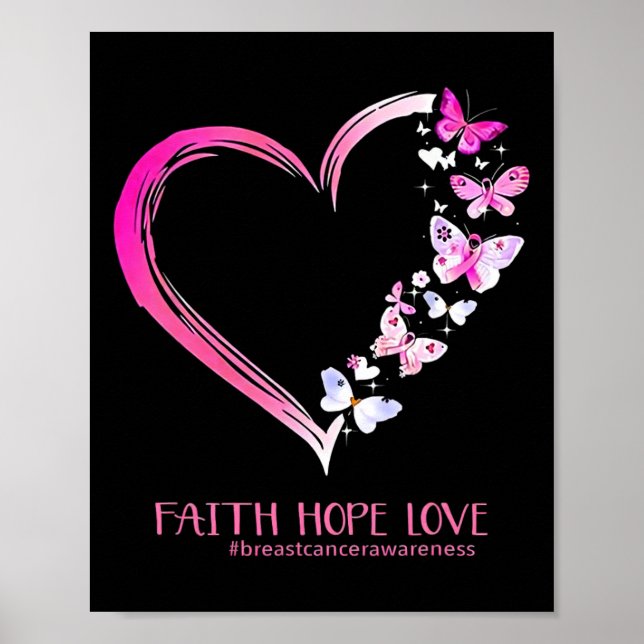 Shirt Brustkrebs1 Poster (Vorne)