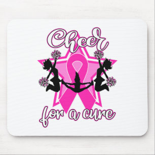 Shirt Brustkrebs rosa Ribbon Cheerleader Mousepad