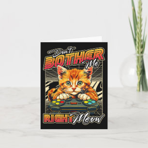 Shirt Cat Gaming Shirt Men Boys Videospiel & C Karte