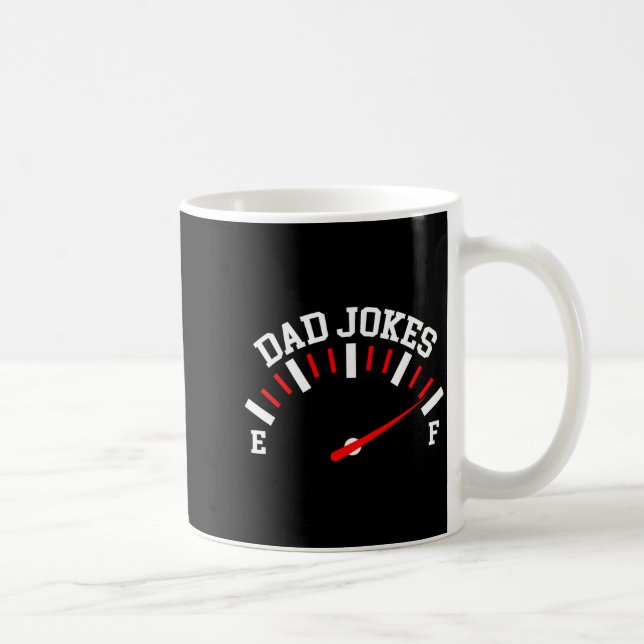 Shirt Dad Jokes Full Meter Funny Father’s Day Gift Kaffeetasse (Rechts)