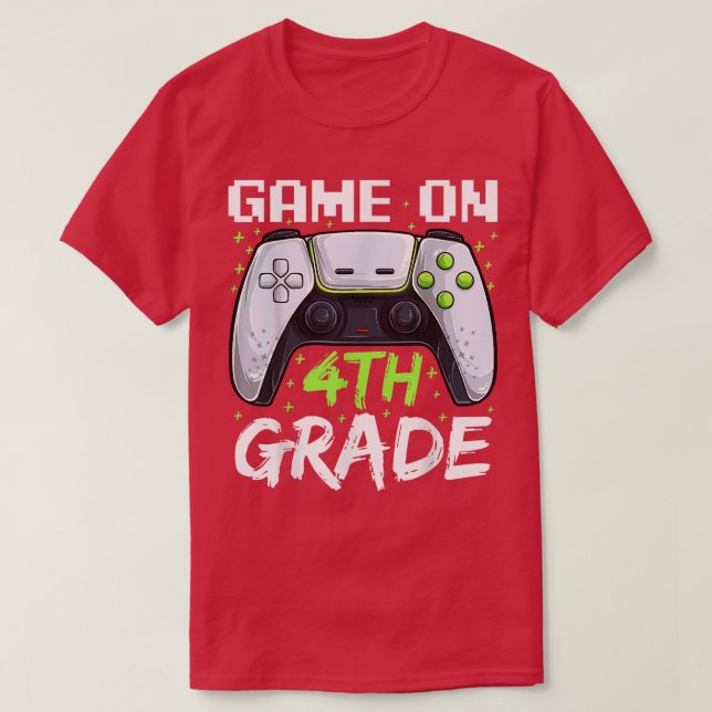 Shirt der 4. Klasse, Funny Back to School Game (Design vorne)