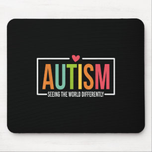 Shirt der Aufklärung über Autismus erblickt die We Mousepad