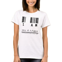Shirt - der Aufkleber der weißen Frauen