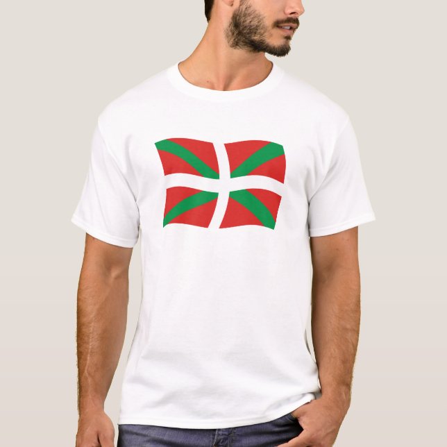 Shirt der baskischen Volksflagge (Vorderseite)