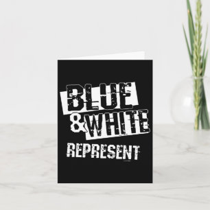 Shirt der Blue and White Game Day Group für High S Karte