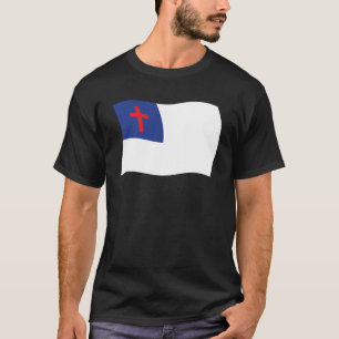 Shirt der christlichen Religionsflagge