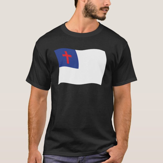 Shirt der christlichen Religionsflagge (Vorderseite)