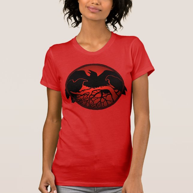 Shirt der Frauen in den besten Raven Art Ladys (Vorderseite)