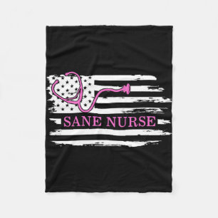 Shirt der Krankenschwester, T-Shirt der Krankenver Fleecedecke